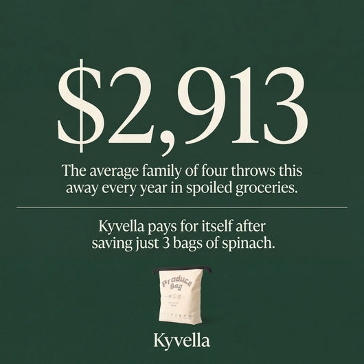 Premium 100% Cotton-Beeswax Produce Bags