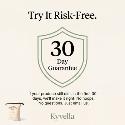 Premium 100% Cotton-Beeswax Produce Bags